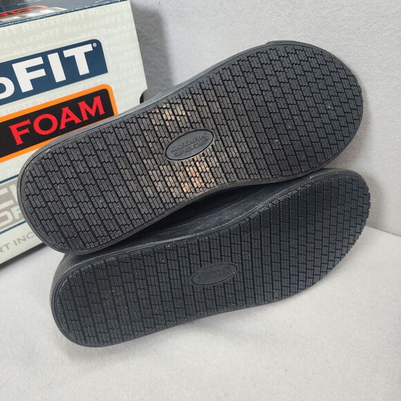 Skechers Sudler Lace Up Work Shoes Slip Resistant Size 10 Memory Foam‎ NIB - Picture 5 of 8